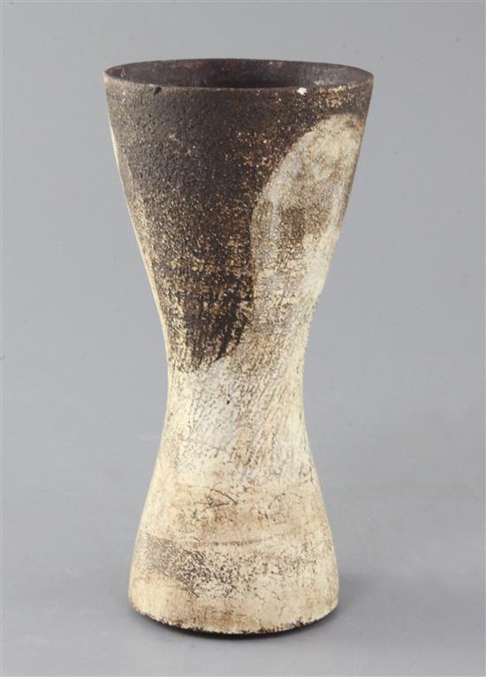 Hans Coper (1920-1981). A waisted vase stoneware vase, height 18.5cm